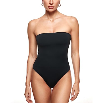 INLYRIC Women's Natrelax Sexy Strapless Bodysuit - Chic Comfort and Style