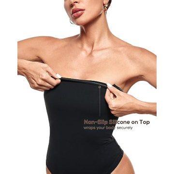 INLYRIC Strapless Bodysuit for Comfortable Chic Style