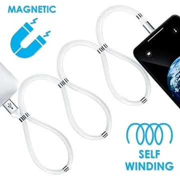 Aduro Magnetic Fidget Lightning iPhone Charger MFi Certified