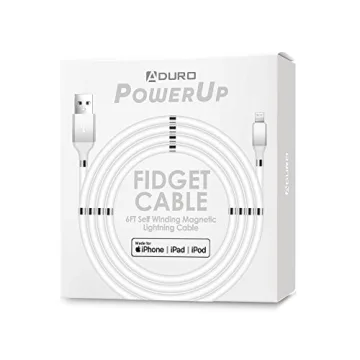 Aduro Magnetic Fidget Lightning iPhone Charger MFi Certified