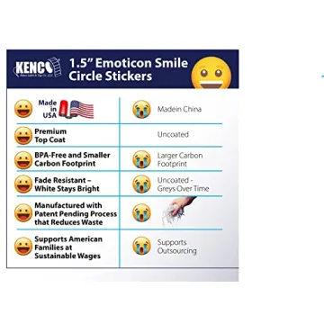 Emoticon Stickers for Kids - 1.5" Affordable Reward Stickers