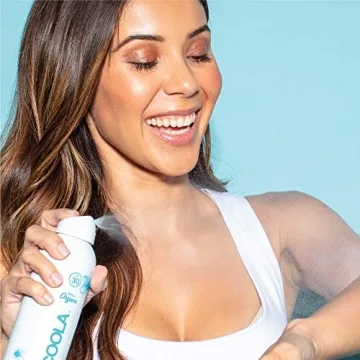 COOLA Organic Mineral Sunscreen & Sunblock Spray, Skin Care for Daily Protection, Broad Spectrum SPF 30, Fragrance Free, 8 Fl Oz