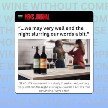 YOURS Non-Alcoholic Wine California Chardonnay - Award Winning Alcohol Removed White Wine Only 30 Calories and No Added Sugar