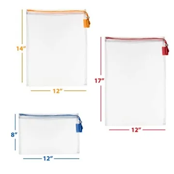 Vandoona Color Coded Mesh Toy Organizer Bags Set - 12 Durable Bags