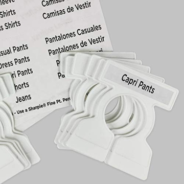 Simple Division Garment Organizers for Closet Organization