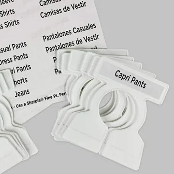 Simple Division Garment Organizers for Closet Organization