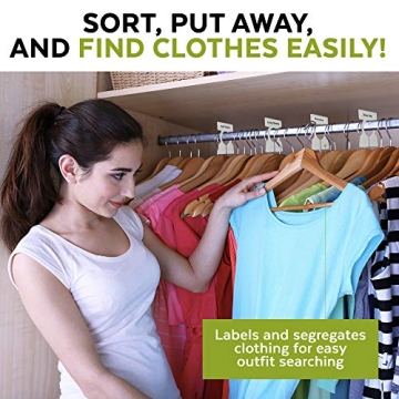 Simple Division Garment Organizers for Closet Organization