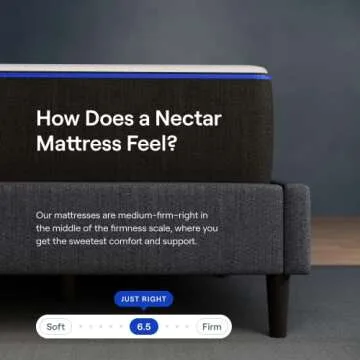 Nectar King Mattress - 365 Night Home Trial - Gel Memory Foam Mattress - CertiPUR-US Certified Foams - Forever Warranty