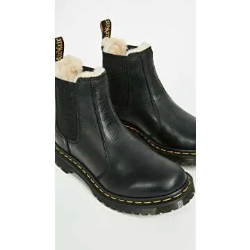 Dr. Martens Women's 2976 Leonore Fashion Boot, Black, 8