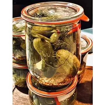 Weck 745 Tulip Jars for Stylish Food Storage