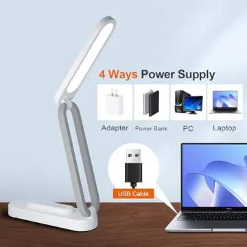 Giryuhd LED Desk Lamp Portable and Rechargeable Light