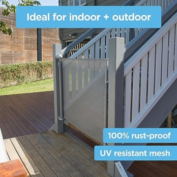 Perma Child Safety Retractable Baby Gate 71" Wide for Families