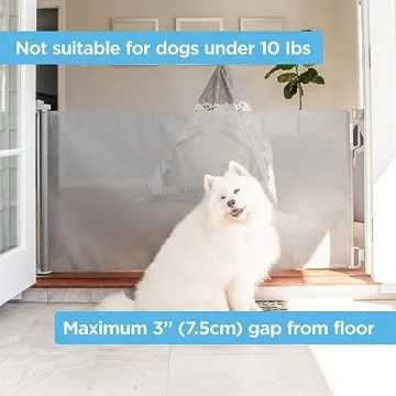 Perma Child Safety Retractable Baby Gate 71" Wide for Families