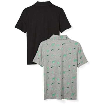 Vibrant Boys’ Short-Sleeve Polo Shirts by Spotted Zebra