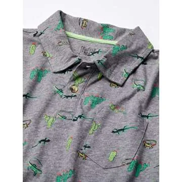 Vibrant Boys’ Short-Sleeve Polo Shirts by Spotted Zebra