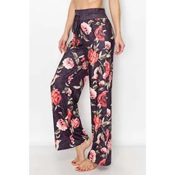 ALWAYS Palazzo Pants for Women - Casual Wide Leg Lounge Pants