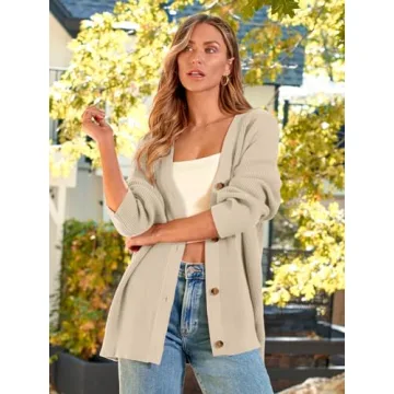 Trendy LILLUSORY Oversized Cardigan for Fall Fashion