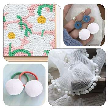 MORFEN 150 Pieces Craft Pom Poms for DIY Projects