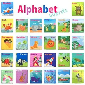 Soft Alphabet Cards for Babies - Educational Flash Cards