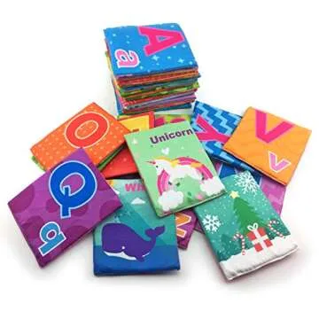 Soft Alphabet Cards for Babies - Educational Flash Cards