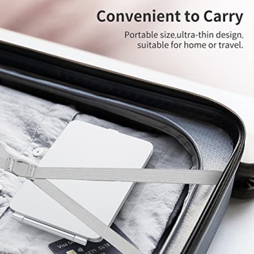 Compact Makeup Mirror with 10X Magnification and LED Lights