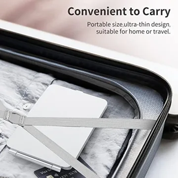 Compact Makeup Mirror with 10X Magnification and LED Lights