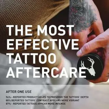 Mad Rabbit Tattoo Balm & Aftercare Cream- Color Enhancement that Revives Old Tattoos, Hydrates New Tattoos, Made With Clean Ingredients + Petroleum Free, Daily Tattoo Lotion Moisturizer & Brightener