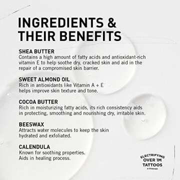 Mad Rabbit Tattoo Balm & Aftercare Cream- Color Enhancement that Revives Old Tattoos, Hydrates New Tattoos, Made With Clean Ingredients + Petroleum Free, Daily Tattoo Lotion Moisturizer & Brightener