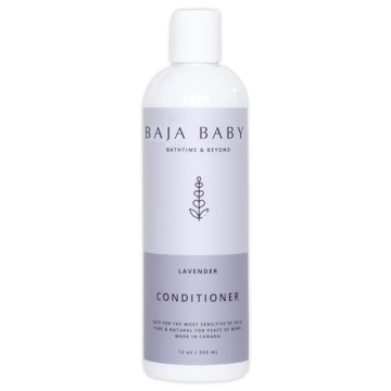 Baja Baby Lavender Conditioner - Organic, Gluten-Free, Vegan, EWG VERIFIED™ - Ideal for Sensitive ...