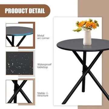 Shintenchi 3 Piece Outdoor Rocking Bistro Set for Relaxing