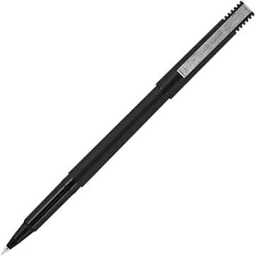 uni-ball Rollerball Pens 0.5mm Black Fine Point 12 Pack