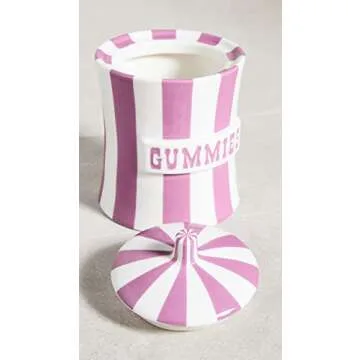 Jonathan Adler Vice Canister - Gummies - Purple - 6.75" H - 31686, Purple, One Size