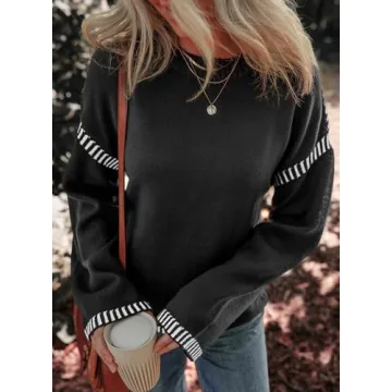 Stylish Dokotoo Women’s Crewneck Sweater for Winter Fashion
