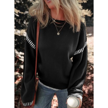 Stylish Dokotoo Women’s Crewneck Sweater for Winter Fashion