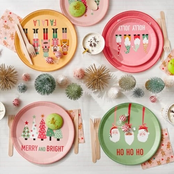 Coterie Christmas Cocktail Napkins Set - Durable & Fun