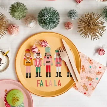 Coterie Christmas Cocktail Napkins Set - Durable & Fun