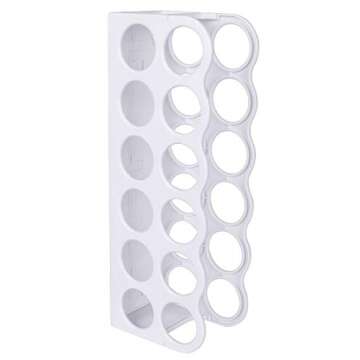 ArtBin 6864AS Vinyl Storage Rack, Stores 12 Vinyl Rolls, White