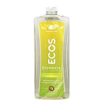 Earth Friendly Products Dishmate Bamboo Lemon Dish Soap, 2 Count