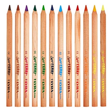 LYRA Waldorf Giant Triangular Colored Pencils - Safe & Durable