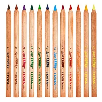 LYRA Waldorf Giant Triangular Colored Pencils - Safe & Durable