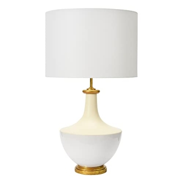 Elegant Ceramic Table Lamp with Linen Shade Ideal for Home