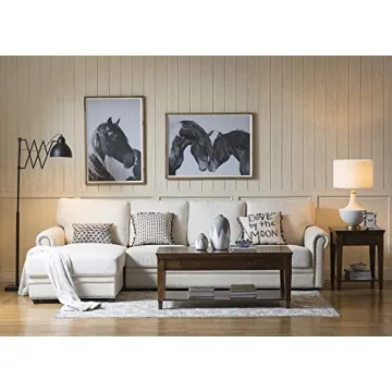 Elegant Ceramic Table Lamp with Linen Shade Ideal for Home