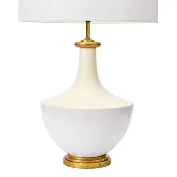 Elegant Ceramic Table Lamp with Linen Shade Ideal for Home