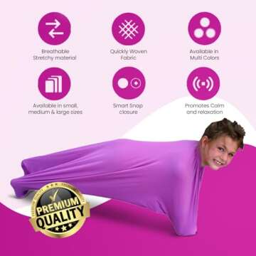 Calming Therapy Sensory Sack for Kids - Stress Relief Body Sock
