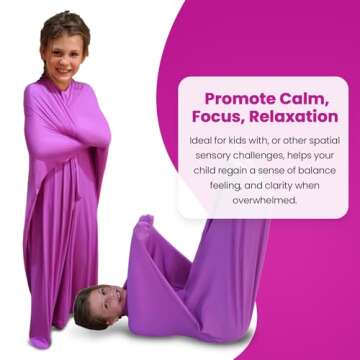 Calming Therapy Sensory Sack for Kids - Stress Relief Body Sock