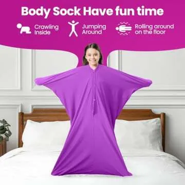 Calming Therapy Sensory Sack for Kids - Stress Relief Body Sock