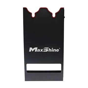 Maxshine Universal Dual Machine Polisher Wall Holder - Mounted Rack Organizer for Dual Action & Rotary Polishers, Ideal for Mobile Detailing & Garage Setup, Space-Saving Detailing Storage -
