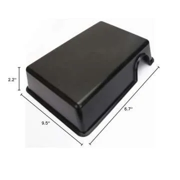 Reptile Hide, Ball Python Snake Hide Feel Secure and Safe Snake Cage Accessories Plastic Reptile Hide Box (Large)