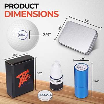 Golf Ball Stamp Marker Stamps - Golf Ball Marker MINE Golf Ball Stamper Marking Tool I Personalized ...