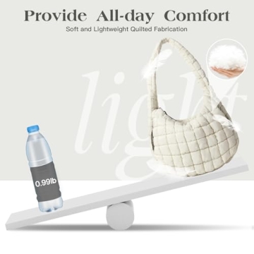 Stylish Large Quilted Puffer Tote Bag for Women